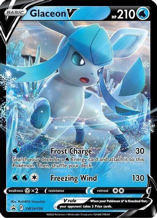 Glaceon V - SWSH196 SWSH196/307 - SWSH Sword & Shield Promo Cards Holofoil
