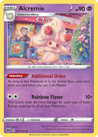 Alcremie 71/172 - SWSH09 Brilliant Stars