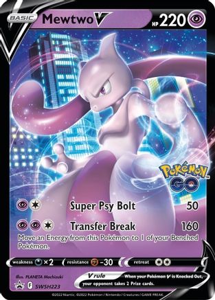 Mewtwo V - SWSH223 SWSH223/307 - SWSH Sword & Shield Promo Cards Holofoil