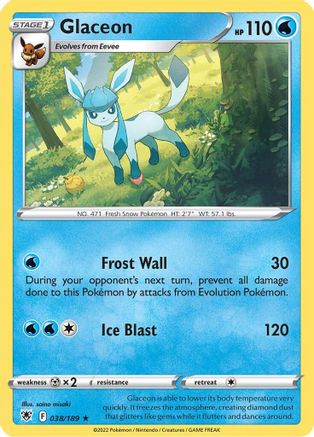 Glaceon 38/189 - SWSH10 Astral Radiance