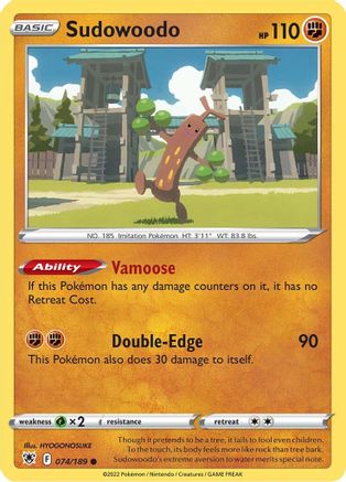 Sudowoodo 74/189 - SWSH10 Astral Radiance