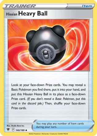 Hisuian Heavy Ball 146/189 - SWSH10 Astral Radiance Reverse Holofoil