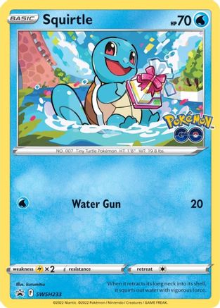Squirtle - SWSH233 SWSH233/307 - SWSH Sword & Shield Promo Cards Holofoil