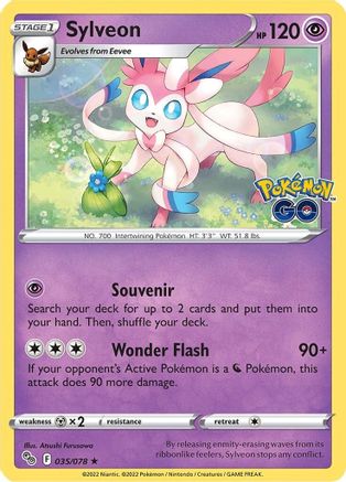 Sylveon 35/78 - Pokemon GO Holofoil