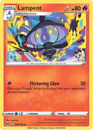 Lampent 25/196 - SWSH11 Lost Origin
