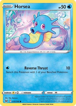 Horsea 35/196 - SWSH11 Lost Origin Reverse Holofoil