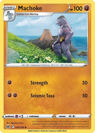Machoke 87/196 - SWSH11 Lost Origin Reverse Holofoil