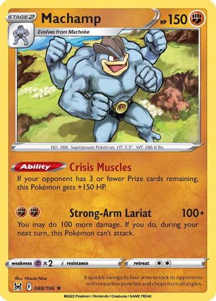 Machamp 88/196 - SWSH11 Lost Origin Reverse Holofoil