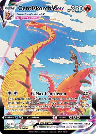 Centiskorch VMAX TG15/30 - SWSH11 Lost Origin Trainer Gallery Holofoil