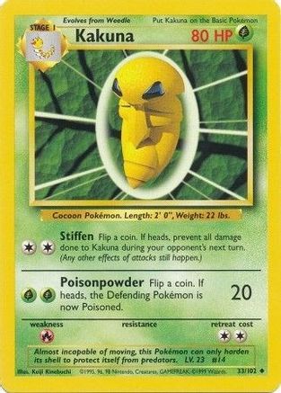 Kakuna 33/102 - Base Set