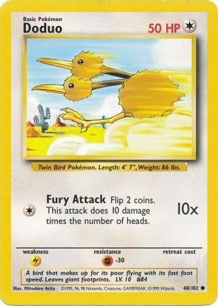 Doduo 48/102 - Base Set