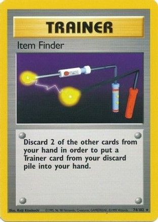 Item Finder 74/102 - Base Set