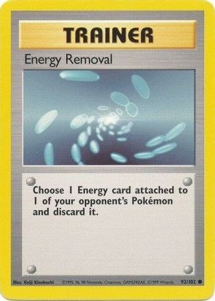 Energy Removal 92/102 - Base Set
