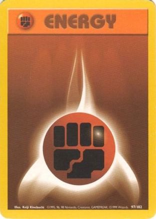 Fighting Energy 97/102 - Base Set