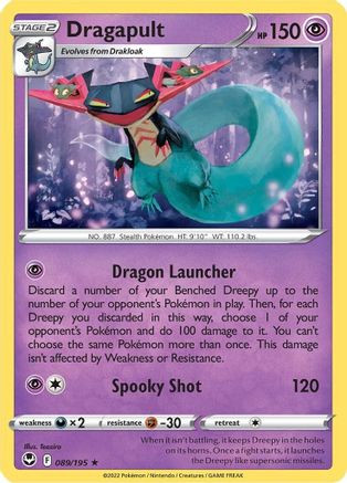 Dragapult 89/195 - SWSH12 Silver Tempest Holofoil