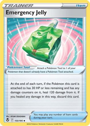 Emergency Jelly 155/195 - SWSH12 Silver Tempest Reverse Holofoil