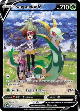 Serperior V TG13/30 - SWSH12 Silver Tempest Trainer Gallery Holofoil