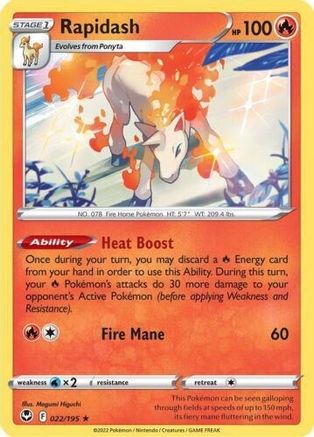 Rapidash - 022/195 22 - Deck Exclusives