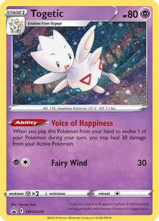 Togetic - SWSH276 SWSH276/307 - SWSH Sword & Shield Promo Cards Holofoil