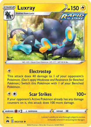 Luxray (43) 43/159 - Crown Zenith