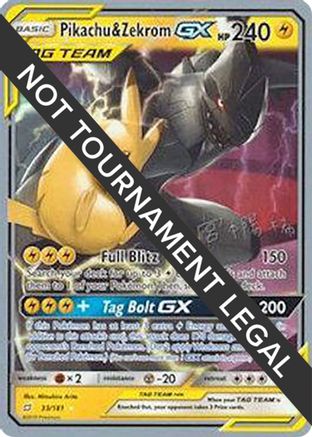 Pikachu & Zekrom GX - 2019 (Haruki Miyamoto) 33 - World Championship Decks