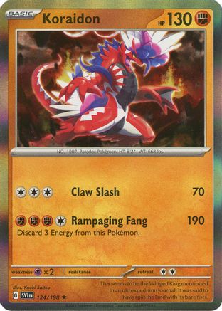 Koraidon 124 - SV01 Scarlet & Violet Base Set Holofoil