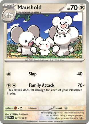 Maushold 161 - SV01 Scarlet & Violet Base Set Reverse Holofoil