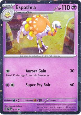 Espathra - 010 10 - SV Scarlet & Violet Promo Cards Holofoil