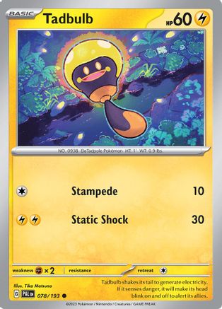 Tadbulb - 078/193 78 - SV02 Paldea Evolved
