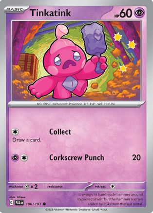 Tinkatink - 100/193 100 - SV02 Paldea Evolved Reverse Holofoil