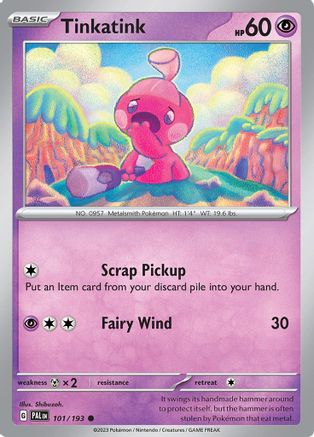 Tinkatink - 101/193 101 - SV02 Paldea Evolved Reverse Holofoil