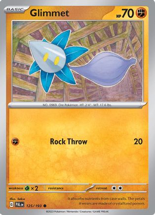 Glimmet - 125/193 125 - SV02 Paldea Evolved Reverse Holofoil