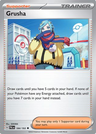 Grusha - 184/193 184 - SV02 Paldea Evolved Reverse Holofoil