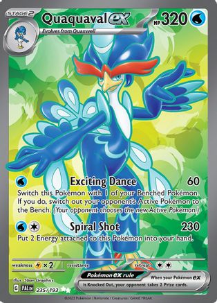 Quaquaval ex - 235/193 235 - SV02 Paldea Evolved Holofoil