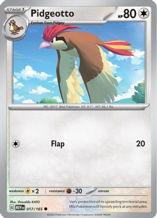 Pidgeotto 17 - SV Scarlet & Violet 151 Reverse Holofoil