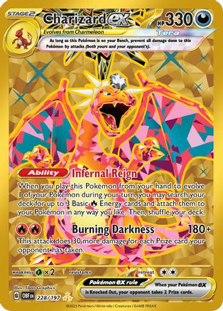 Charizard ex - 228/197 228 - SV03 Obsidian Flames Holofoil