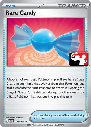 Rare Candy - 191/198 191 - Prize Pack Series Cards