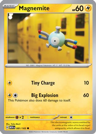 Magnemite 81 - SV Scarlet & Violet 151 Reverse Holofoil