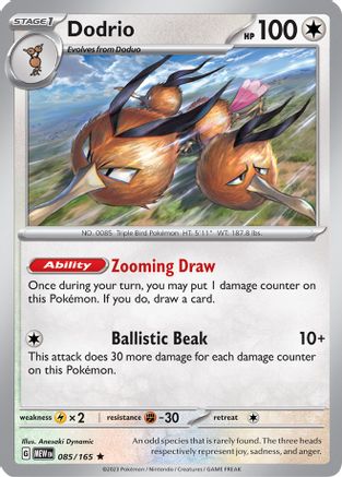 Dodrio 85 - SV Scarlet & Violet 151 Holofoil