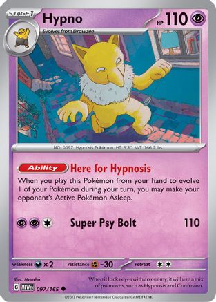 Hypno 97 - SV Scarlet & Violet 151