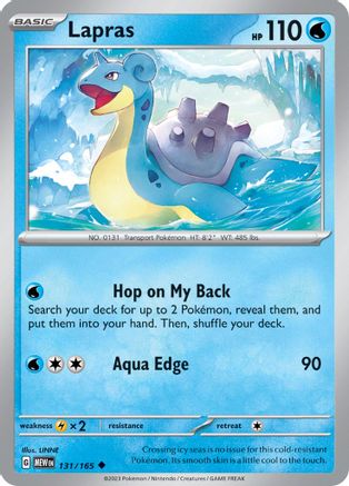 Lapras 131 - SV Scarlet & Violet 151