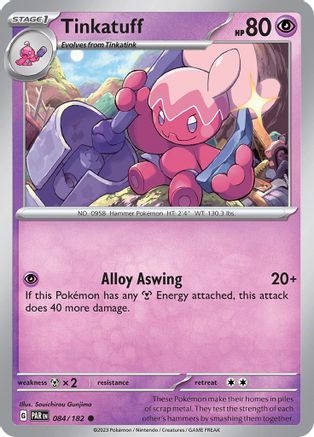 Tinkatuff 84 - SV04 Paradox Rift Reverse Holofoil