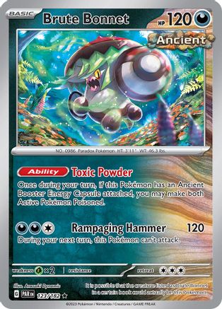 Brute Bonnet - 123/182 123 - SV04 Paradox Rift Reverse Holofoil
