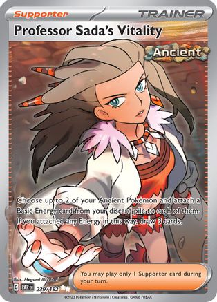 Professor Sada's Vitality - 239/182 239 - SV04 Paradox Rift Holofoil