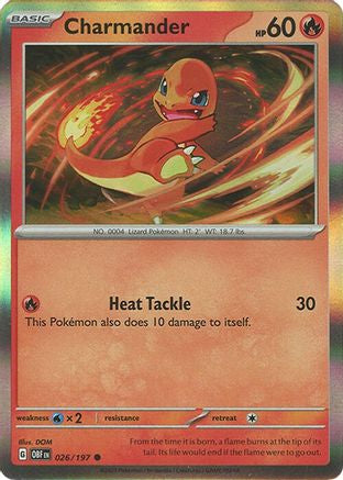 Charmander - 026/197 26 - Miscellaneous Cards & Products Holofoil