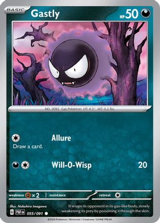 Gastly 55 - SV Paldean Fates