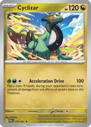 Cyclizar - 070/091 70 - SV Paldean Fates Reverse Holofoil