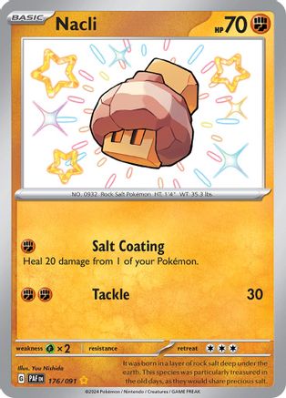 Nacli - 176/091 176 - SV Paldean Fates Holofoil