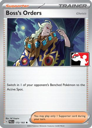 Boss's Orders - 172/193 172 - Prize Pack Series Cards Holofoil