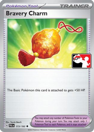 Bravery Charm 173 - Prize Pack Series Cards Holofoil